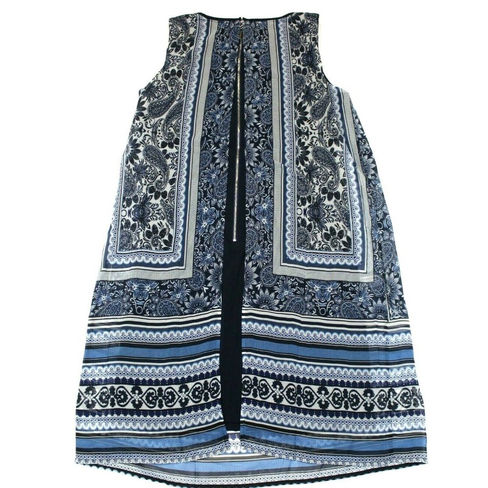 AB Studio Printed Popover Dress - Size 14 - Picture 3 of 5